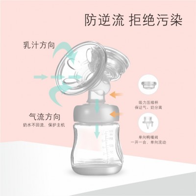 源头工厂吸奶器吸乳器母乳收集器产妇用吸奶器 分体式触摸屏吸奶图4