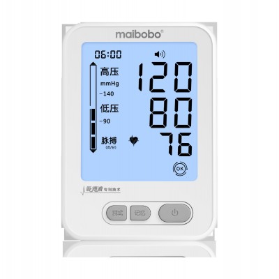 maibobo脉搏波家用血压计高精度智能测量仪臂式测量柯式音法厂家图3