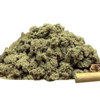 野生三年陈正品艾绒特级艾叶艾草艾灸馆美容院家用石磨艾条绒图5