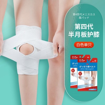 日本薄款第8代透气可调节运动跑步篮球护膝半月板膝关节髌骨带图5