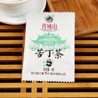 夏天喝茶青城山苦丁茶新茶泡大叶苦丁袋泡茶2g*100袋图4