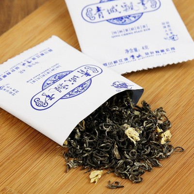 茉莉花茶新茶浓香型青城飘雪茶叶袋装茉莉花草茶52g图2