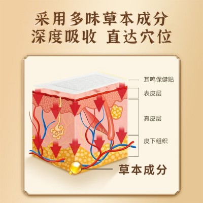 南京同仁堂绿金家园耳贴灵 电视同款正品穴位贴艾草膏药贴耳鸣贴图3