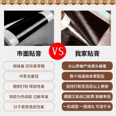 膏药贴厂家批发老黑膏颈椎贴富贵包肩周腰腿疼痛贴裸贴代加工定制图2