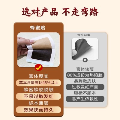 老膏药蜂蜜膏贴老黑膏颈椎肩周腰椎关节保健膏药贴跑江湖厂家批发图2