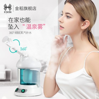 金稻热喷蒸脸器纳米离子喷雾补水仪面部蒸汽机美容仪蒸脸仪KD2328图2