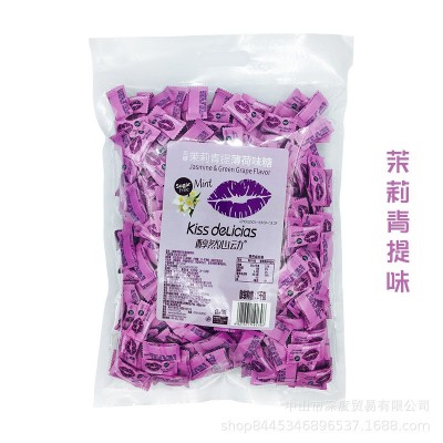 海亿醇然心动薄荷糖500g散装称重无糖海盐糖果休闲零食整箱批发图5