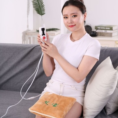 艾绒电加热艾绒艾宝艾灸理疗暖宫暖腰暖胃包艾盐护腿护肩热敷包图3