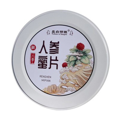 长白山红参片不加糖铁盒袋装散货长白山红参蜜片鲜人参蜜片批发图4
