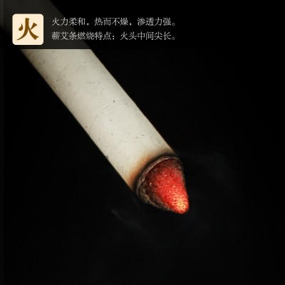 批发蕲艾手工艾条艾柱艾叶条家用熏艾草条手工蕲艾条蕲春纯 艾灸条图1