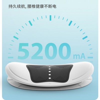 腰部智能按摩仪充电腰椎舒缓器 脉冲理疗加热充气牵引腰椎按摩器1台图2