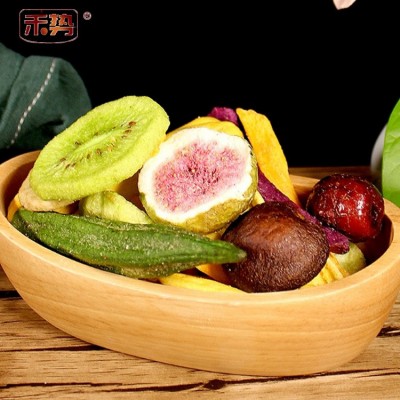禾势混合果蔬脆即食蔬菜干水果干网红零食大袋装代发散装图3