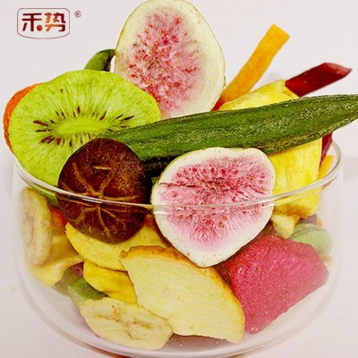 禾势混合果蔬脆即食蔬菜干水果干网红零食大袋装代发散装图2