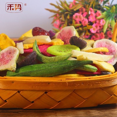 禾势混合果蔬脆即食蔬菜干水果干网红零食大袋装代发散装图4