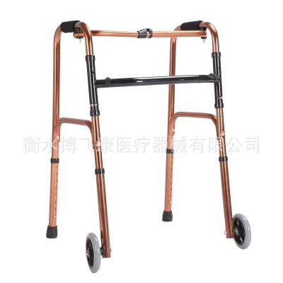 扭动助行器厂家供框式铝合金带轮带座助行器 四轮两轮扭动助行器图4