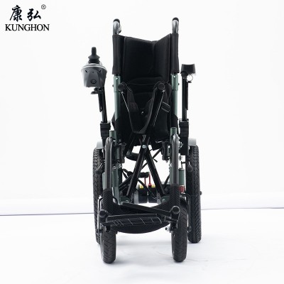 碳钢车架电动轮椅车来图来样定制加工线下供货低靠背轮椅车图3
