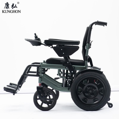 碳钢车架电动轮椅车来图来样定制加工线下供货低靠背轮椅车图2