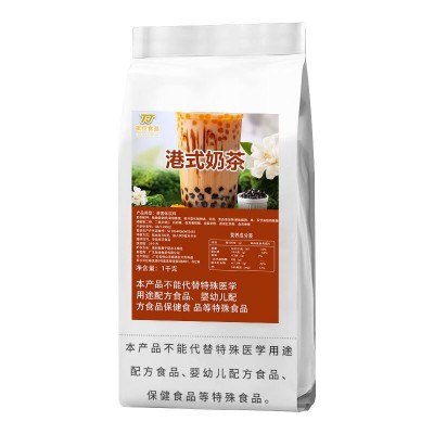挺佳港式奶茶粉三合一原味1KG速溶商用批发奶茶店大袋阿萨姆奶茶图5