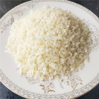 3mm白桃丁 白桃干花果茶果粒 迷你果丁 水蜜桃粒 零食批发 200千克图3