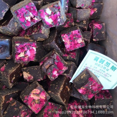 云南黑糖批发红糖姜茶老姜黑糖玫瑰大枣桂花黑糖20斤/件可拼箱 2件图2