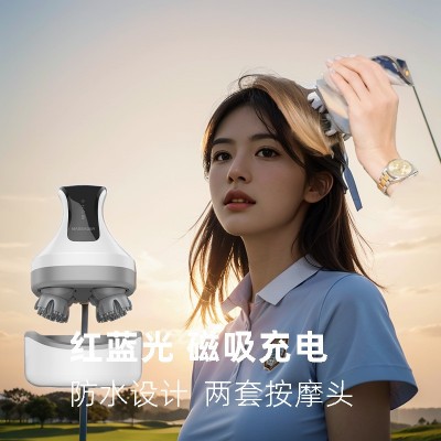 源头工厂头部按摩器4D电动理疗颈椎防水头皮按摩仪猫爪宠物揉捏 1台
