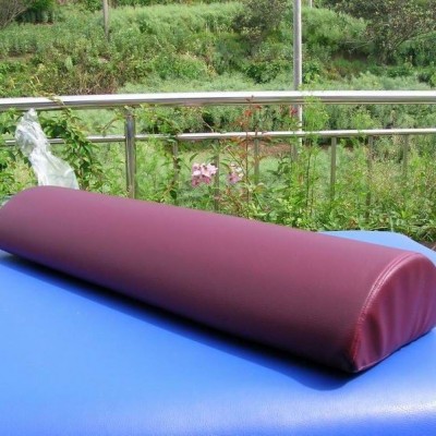 跨境半圆枕头靠枕按摩用膝枕圆柱形美容休闲按摩枕回弹海绵 1个图3
