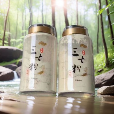 保真文山三七粉500克云南特产田七粉礼盒现磨超细纯三七粉批发图2