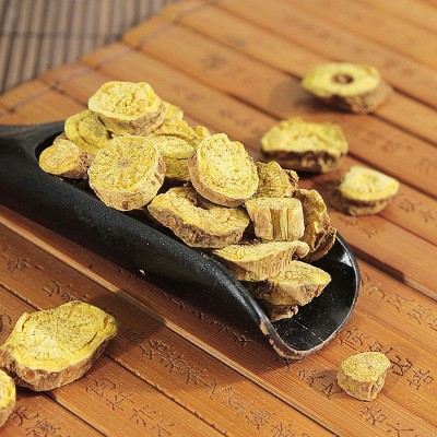 中药材批发甘肃黄芩黄芩片干净无杂土金茶根散装500g厂家贴牌加工图3