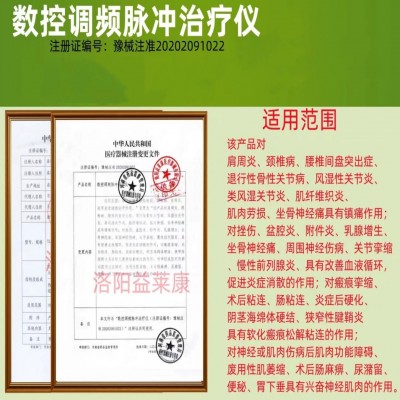 中频理疗仪 治疗仪 按摩仪器 经络疏通器 二类医疗器械 颈椎腰椎 2套图3