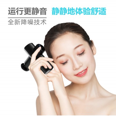 曙兴mini筋膜枪 液晶触摸屏按摩枪电动放松枪30档 无刷肌肉枪logo 2个图3