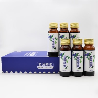 新天春谷蓝莓酵素原液益生菌综合水果孝素原浆50ml*6一件代发酵素 1盒图3