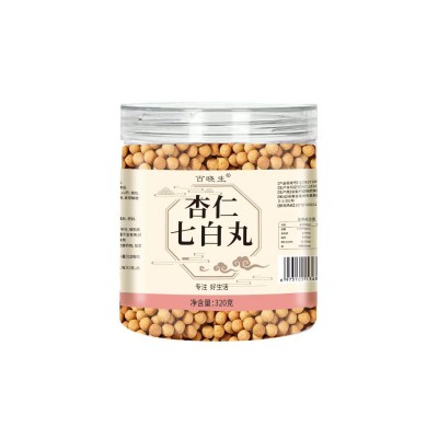 百晓生杏仁七白丸健康养颜自然健康白多配料易食用一件代发批发 1罐图5