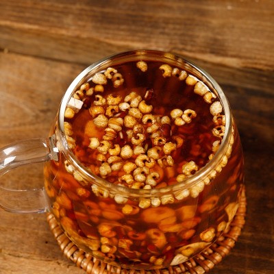 三蒸三晒山药茯苓味舒茶源头厂家 手工粮食熟茶罐装330g现货批发 2罐图3