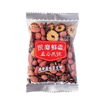 商用早餐五谷豆浆原料包熟制红豆红枣花生杂粮包三红现磨豆浆包 1包图4