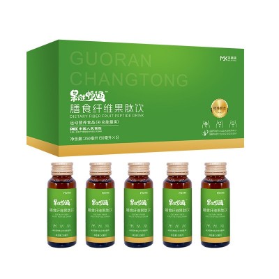 果燃畅通膳食纤维果肽饮厂家植物饮料饮品oem代加工口服液定制  240盒图4