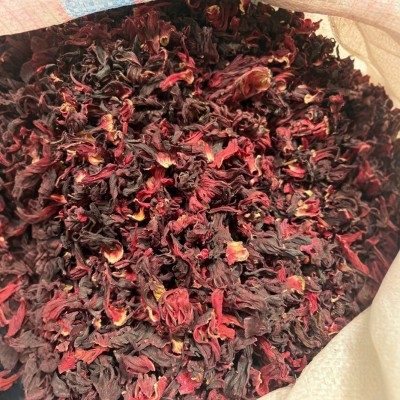 洛神花批发 云南玫瑰茄干花泡水 整朵散装玫瑰茄花茶茶叶源头厂家图2