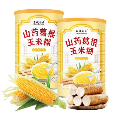 8罐泰城谷匠500克山药葛根玉米糊组合代餐批发代发图5