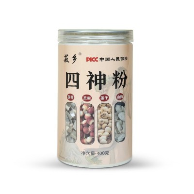 菽乡四神粉莲子芡山药茯苓膳物谷物营养代餐粉免煮茶包源头工厂图5