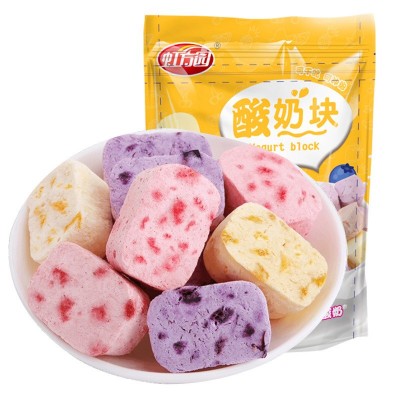 冻干酸奶块批发 冻干果粒酸奶食品 水果酸奶干冻干果粒酸奶块图5