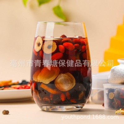 杜仲雄花人参茶枸杞桑葚15小罐八宝茶黄精玛咖片覆盆子男人肾精茶图3