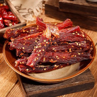 代加工风干鸡肉干零食办公室充饥休闲鸡肉条健身追剧鸡肉干代加工图3