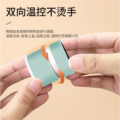 抖音同款微烟小悬灸家用便携无烟随身灸小悬炙筒发热温灸陈艾灸盒图3