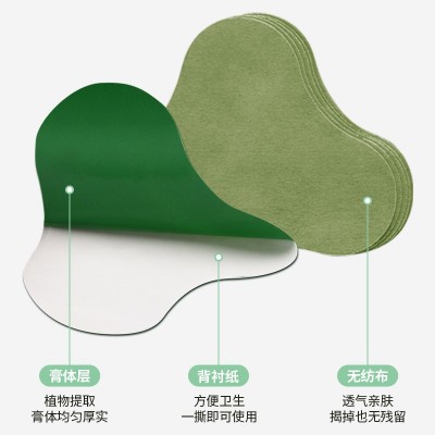 抖音爆款北京同仁堂艾草贴 腰椎贴艾灸贴发热关节贴保健贴膏药贴图3