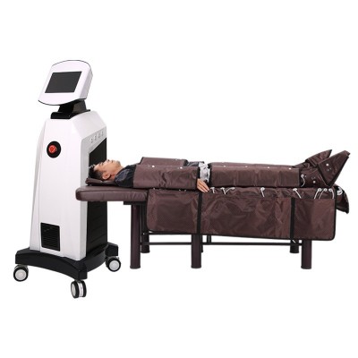 源头厂家外贸直供远红外线气压淋巴塑身服立式气波仪气压服压力服图3