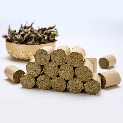 批发蕲春三年陈艾42粒加粗加长15:1家用艾灸柱艾灸馆艾条艾绒艾柱图2