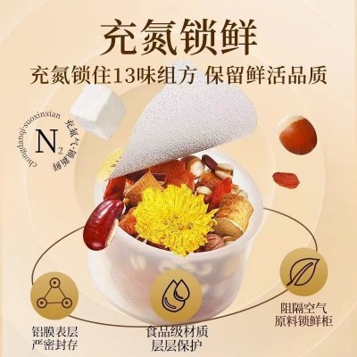源头工厂祛椰香五指毛桃土茯苓茶红豆薏米茶批发代发小罐养生茶图2