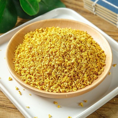 桂花茶新鲜食用金桂特级花茶叶冲泡烘焙茶叶泡酒批发散装桂花干茶图3