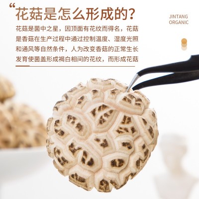 金唐有机花菇150g食用菌菇剪脚香菇干货农产品集采批发一件代发图4