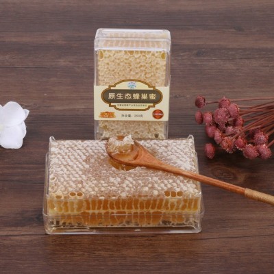蜂巢蜜 嚼着吃的蜂窝蜜 盒装一件代发自产深山新品推荐镇店之宝图4