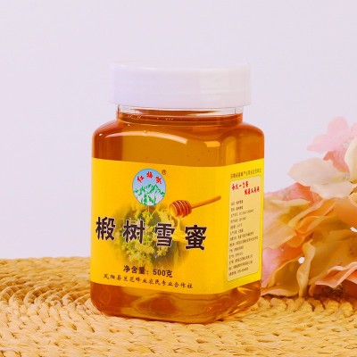 椴树雪蜜 农家自产椴树蜂蜜500g 深山原蜜一件代发璃瓶装批发蜂蜜图2